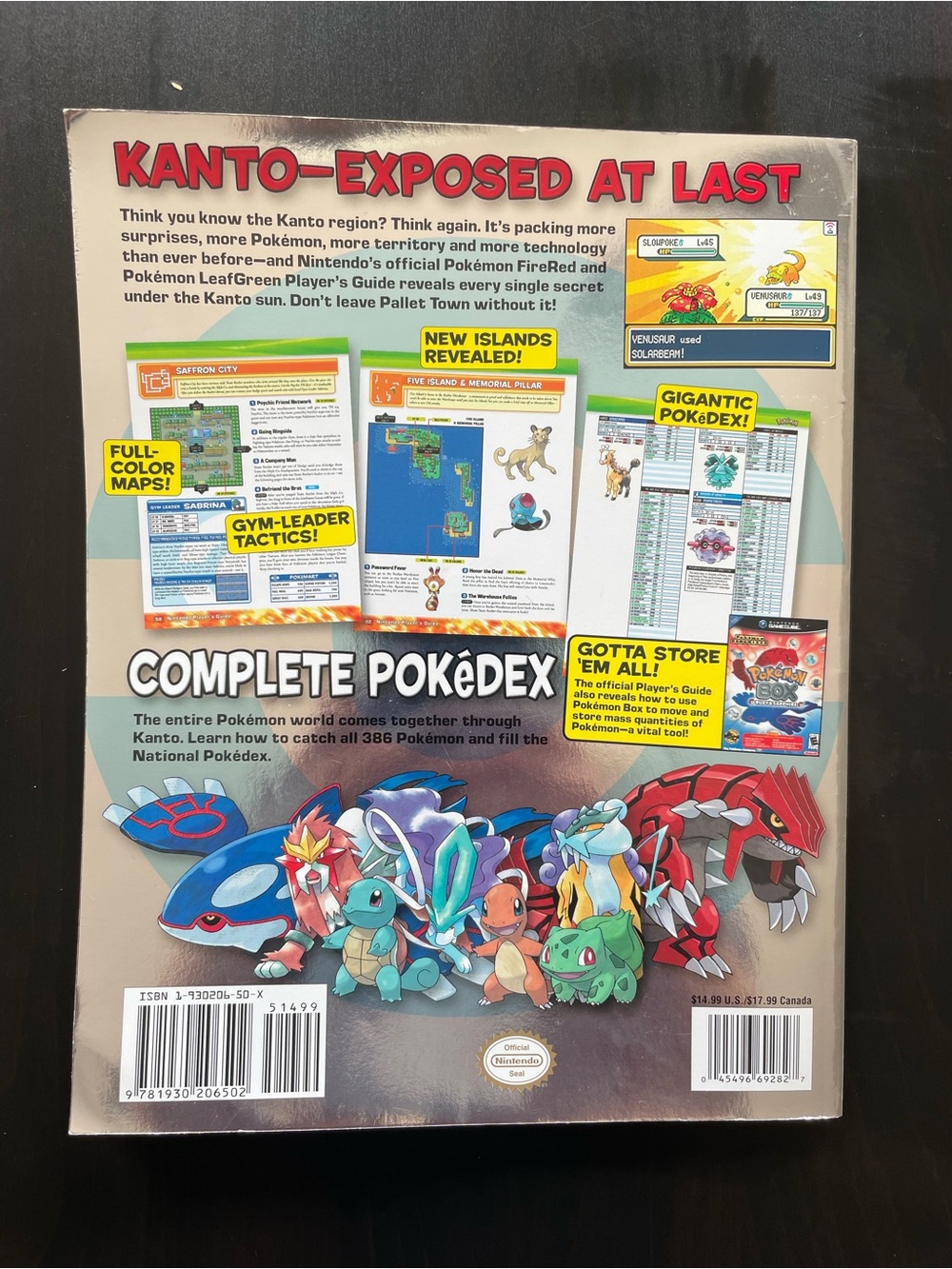 Official Nintendo Pokémon FireRed LeafGreen Player Guide - Picture 2 of 7